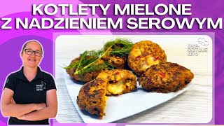 Kasia Gotuje Keto  Kotlety mielone z nadzieniem serowym [upl. by Pravit709]