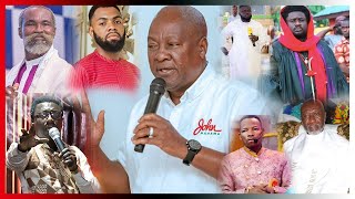 LIVEJohn Mahama Storms Kumasi To Fellowship With Popular Prophets And Pastors To Canvass For Votes [upl. by Jacquelin977]