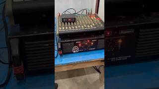 Dj amplifier setupsound testing shortsfeed shorts viralvideo [upl. by Halima]