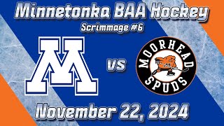 Minnetonka BAA vs Moorhead BAA 112224 [upl. by Yziar]