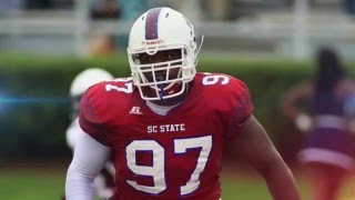 Javon Hargrave  Best DT in FCS  South Carolina St [upl. by Yrag]