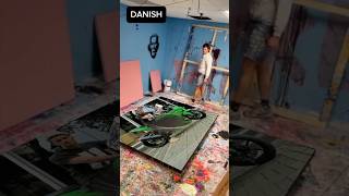 Danish Zehen Painting 😎🔥  Tej Chalai Tune Kyu Apni Gaadi 😞🚗 [upl. by Awjan]