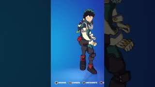 RAMBUNCTIOUS  IZUKU MIDORIYA DEKU SKIN Show Fortnite Dances Emotes Fortnite My Hero Academia Skin [upl. by Nedac]