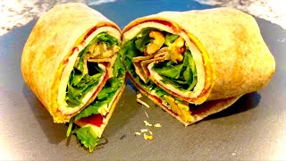 Leckerer amp gesunder Wrap einfach selber machen Rezept Vegetarisch  mit Fleisch [upl. by Nnylhsa]