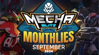 Mecha Blitz Monthlies 06  SEPTEMBER 2024 TOURNAMENT [upl. by Hobbs]