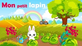 Mon petit lapin  Comptine avec gestes pour enfants et bébés avec les paroles [upl. by Onairot192]