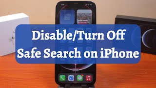 Turn Off or Disable Safe Search on iPhone [upl. by Mahon720]