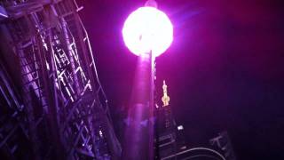 Directly beneath the Times Square Ball Drop on NYE rooftop [upl. by Natloz]