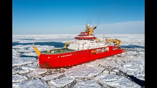 RRS Sir David Attenborough completes ice trials [upl. by Twitt]