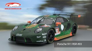 ckmodelcarsvideo Porsche 911 RSR 93 ELMS 2021 118 Ixo [upl. by Serg]