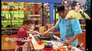 RUBIUS reacciona a quotLe Falta Salquot  Máster chef  😡😂 masterchef masterchefjuniorgr [upl. by Wyck]