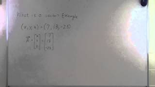 Chapter 0402 Lesson What is a Vector Example [upl. by Chilton]