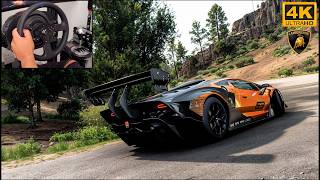 LAMBORGHINI ESSENZA SCV12 2020  Forza Horizon 5  Thrustmaster T300RS GT Gameplay 4K Ultra HD [upl. by Orran446]