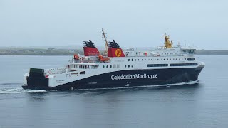 CalMac Loch Seaforth ferry departing Stornoway [upl. by Ier]