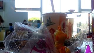 Brony Cringe Brony unboxing McDonalds MLP happy meal toys in a public McDonalds [upl. by Stuart]