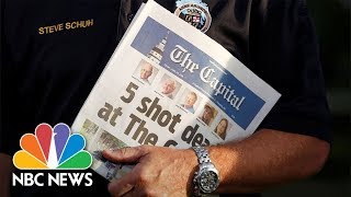 Annapolis Authorities Give Update On Capital Gazette Shooting  NBC News [upl. by Cerveny]