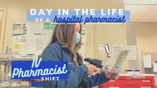 A FULL day in the life of a hospital pharmacist  IV Central Shift [upl. by Aynatan]