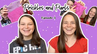 Prickles and Purls Knitting Podcast Episode 3 Table Tennis [upl. by Gnuy]