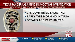 VIDEO Texas Rangers investigating early morning shooting in Tulia [upl. by Etz]