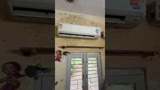 split ac water leaking from indoor unit  minivlog trending shorts ytshorts youtubeshorts yt [upl. by Hacim]