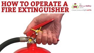 How a Fire Extinguisher works and how to operate a Fire Extinguisher [upl. by Torp]