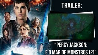 Percy Jackson e O Mar de Monstros Trailer 2  Legendado [upl. by Endres]