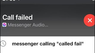Fix messenger call failed problem 2024  messenger call problem  call failed in messenger problem [upl. by Marinelli]