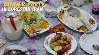 Dinner party in Lorestan  An Evening of Food and FriendshipDinner  A Taste of Lorestan [upl. by Anum]