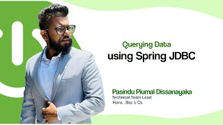 Querying Data using Spring JDBC [upl. by Eirffej]