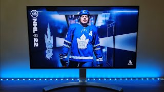 NHL 22 Gameplay on PS4 Slim 1080P LG Monitor [upl. by Westphal]