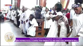 MESSE PONTIFICALE À LA PAROISSE St MONIQUE PRESIDÉE PAR SEM LE CARDINAL PETER KODWO APPIAH TURKSON [upl. by Mellman511]