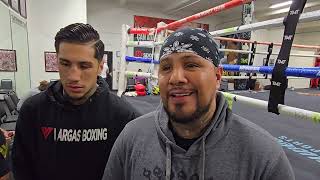 Fernando Vargas w sons Amado amp Fernando Jr talk their return to action on March 16 [upl. by Viviene]