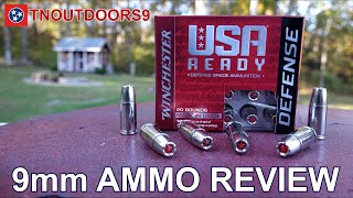 AMMO REVIEW Winchester USA Ready 9mm P in Calibrated Gel 2021 [upl. by Demmahom598]