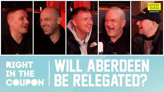 WILL ABERDEEN BE RELEGATED CELTICRANGERS TITLE RACE ENTERS LAST 9 GAMES  Right In The Coupon [upl. by Amarillis]