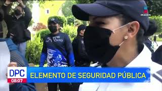 Policías de Irapuato exigen mejores condiciones laborales y protección  De Pisa y Corre [upl. by Hterag]