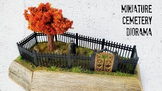 Handmade Cemetery Miniature Model Diorama  StoltzKraft [upl. by Nicholas]