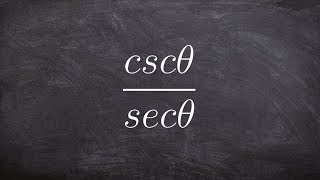 PreCalculus  Simplify expressions using fundamental identities cscθsecθ [upl. by Recneps]