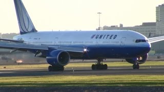 United 777 Emergency Diversion to Boston Logan 992012 [upl. by Katherine]