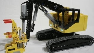 LEGO RC Feller Buncher 7 functions [upl. by Carma83]