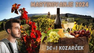 🔴SLO🔴🐺 🍷🍷🍷  MARTINOVANJE 2024  🍷🍷🍷  3€1kozarček 🐺 [upl. by Milurd]