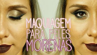 Maquiagem para pele morena [upl. by Catha]