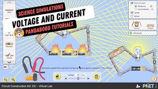 02 Electrical Circuits 2  Voltage and Current  Science Simulations [upl. by Matthaus]