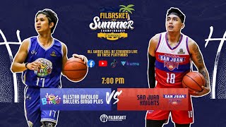 All Star Bacolod Ballers BingoPlus vs San Juan Knights  Full Game Highlights  March 23 2022 [upl. by Hanae]