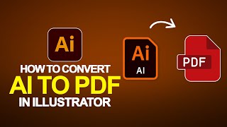 How to Convert Ai File to PDF File in Illustrator  Illustrator Tricks and Tips [upl. by Tresa]