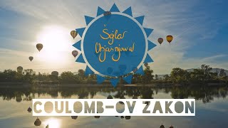 Coulombov zakon  Zadatak  ELEKTROSTATIKA [upl. by Enhpad699]