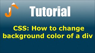 CSS How to change background color of a div [upl. by Thetos]