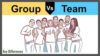 Difference Between Group and Team  Group Vs Team  Types amp Comparison Chart [upl. by Nerti]