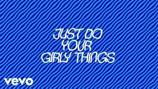 Dawin  Just Girly Things Official Lyrics Video [upl. by Arleen744]