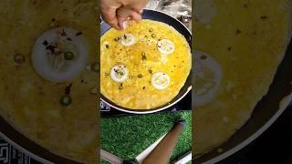 Khira chilli flakes omelette new style cooking shorts recipe omelette khirai Raju chef [upl. by Higinbotham]