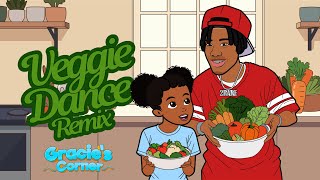 Veggie Dance Remix ft 2Rare  Eating Healthy with Gracie’s Corner  Kids Song  Nursery Rhymes [upl. by Thorsten]